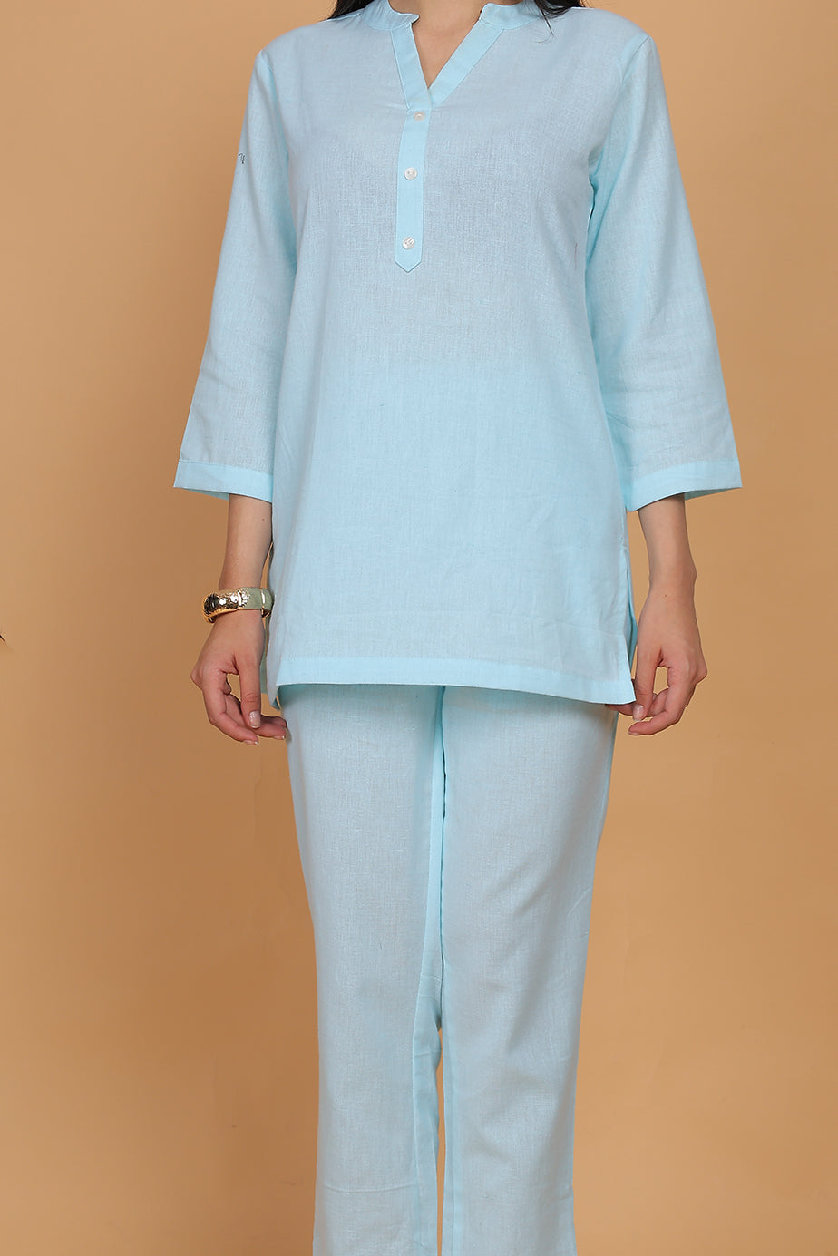 Cotton Cord Set - Sky Blue - FuchsiaBless