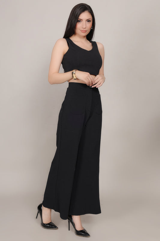 Valentino Cord Set - Black - FuchsiaBless