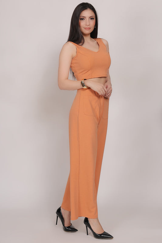 Valentino Cord Set - Peach - FuchsiaBless