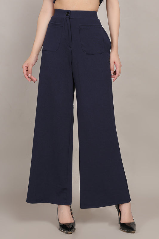 Valentino Pants - Blue - FuchsiaBless