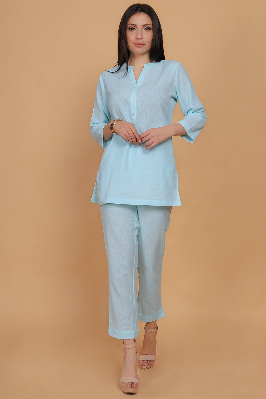 Cotton Cord Set - Sky Blue - FuchsiaBless