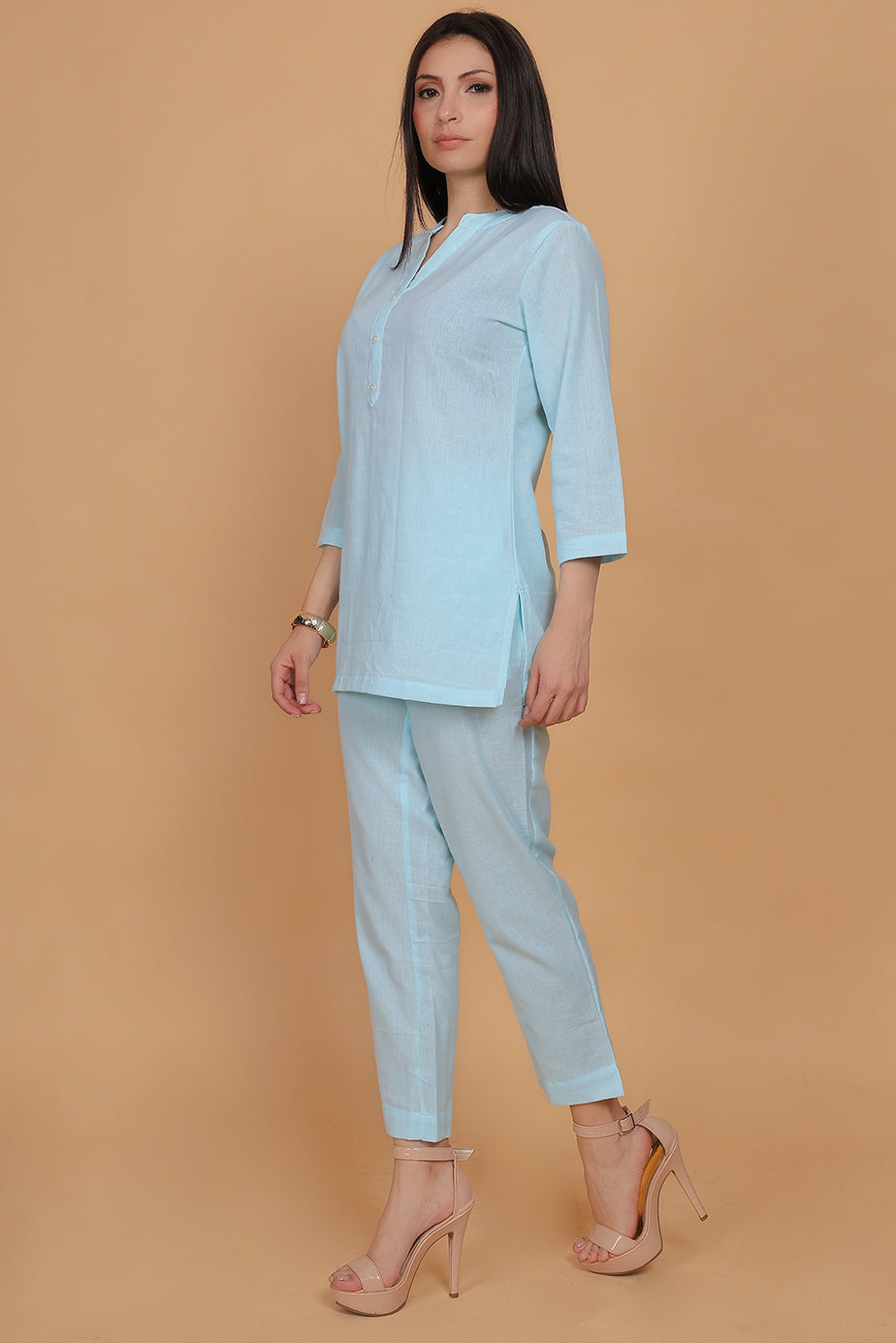 Cotton Cord Set - Sky Blue - FuchsiaBless