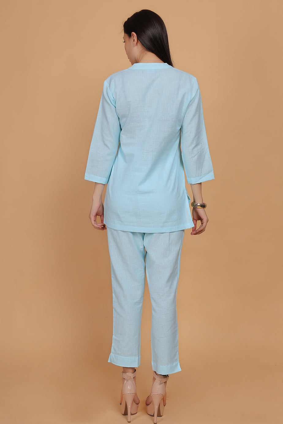 Cotton Cord Set - Sky Blue - FuchsiaBless
