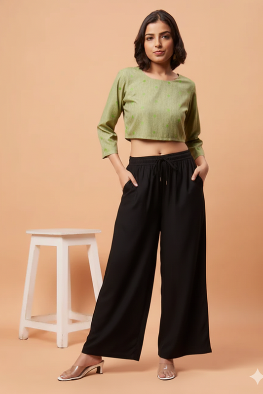 Palazzo Pants - Black