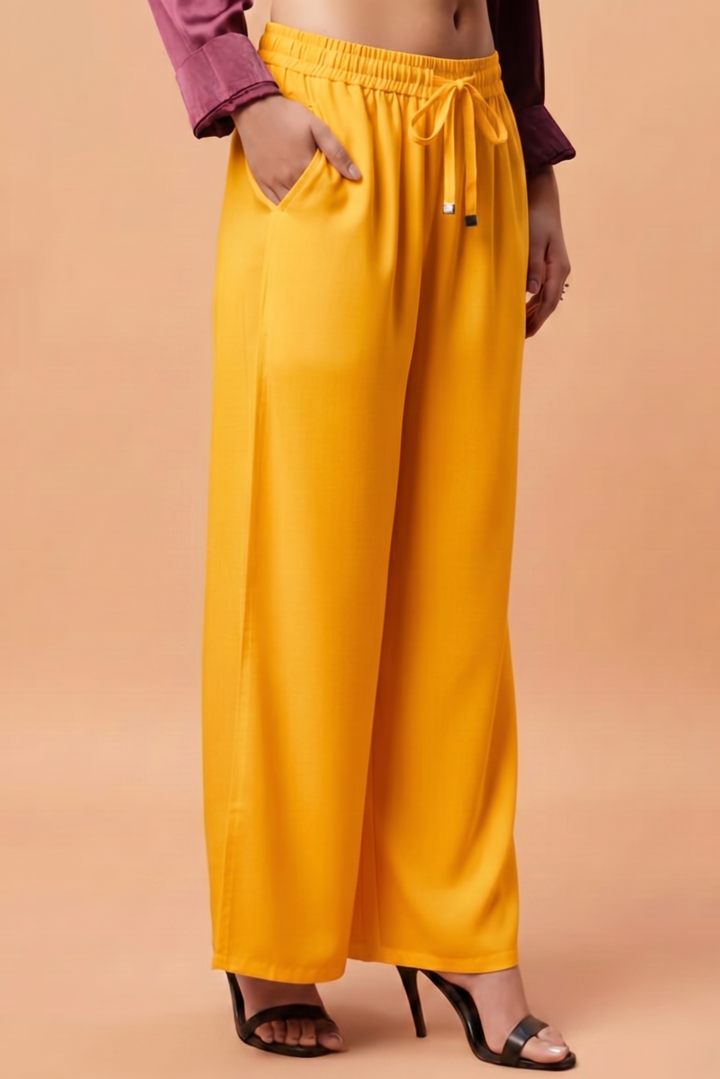 Palazzo Pants - Yellow