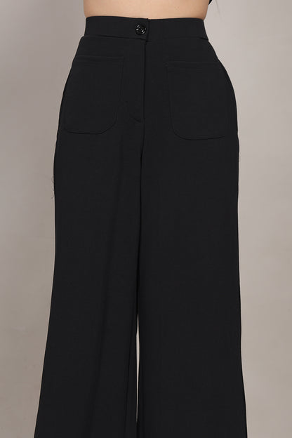 Valentino Cord Set - Black - FuchsiaBless