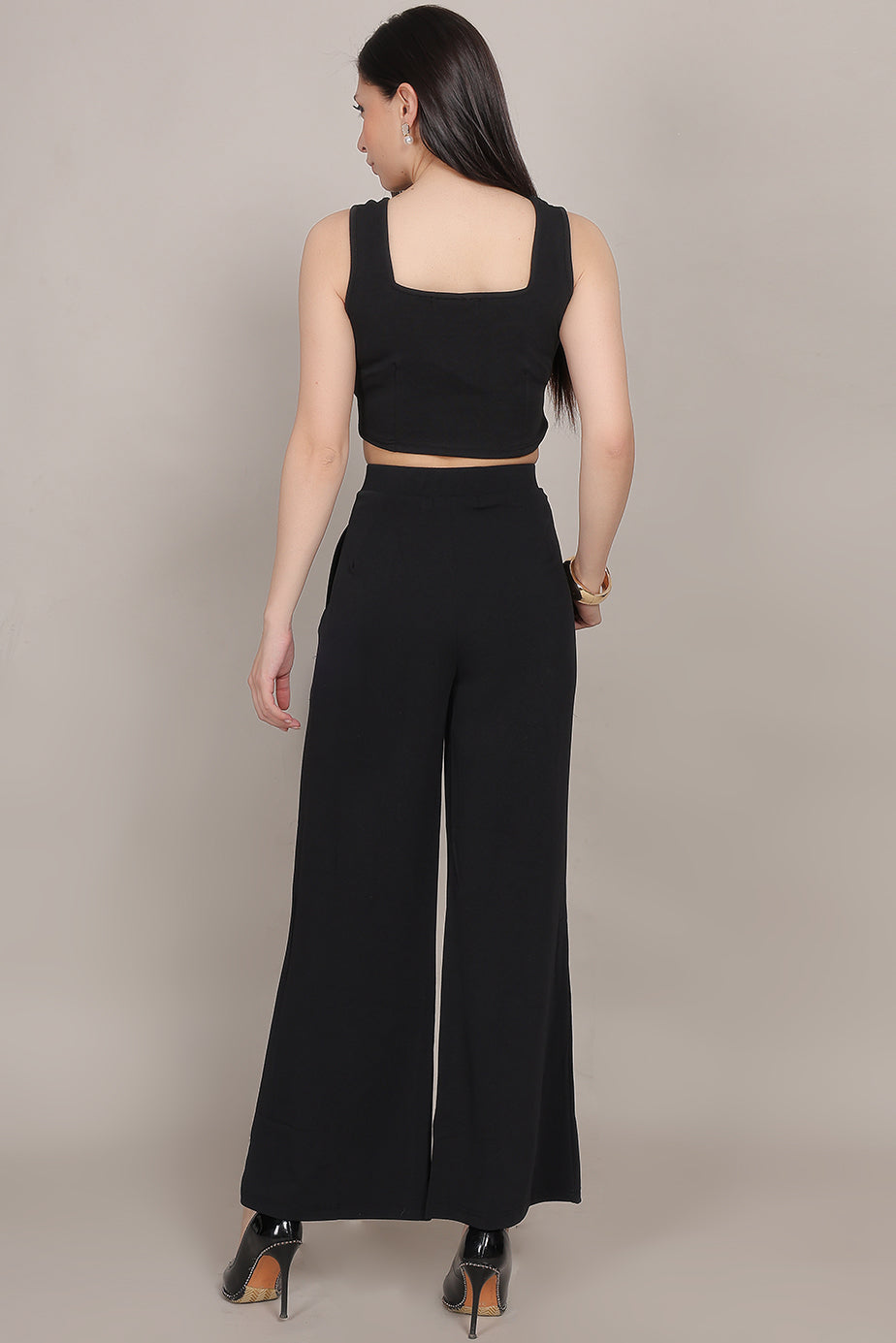 Valentino Cord Set - Black - FuchsiaBless