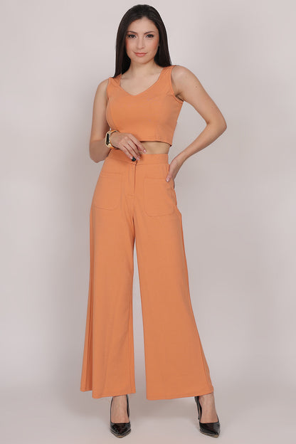 Valentino Cord Set - Peach - FuchsiaBless