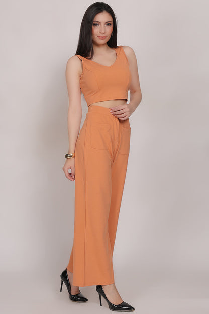 Valentino Cord Set - Peach - FuchsiaBless