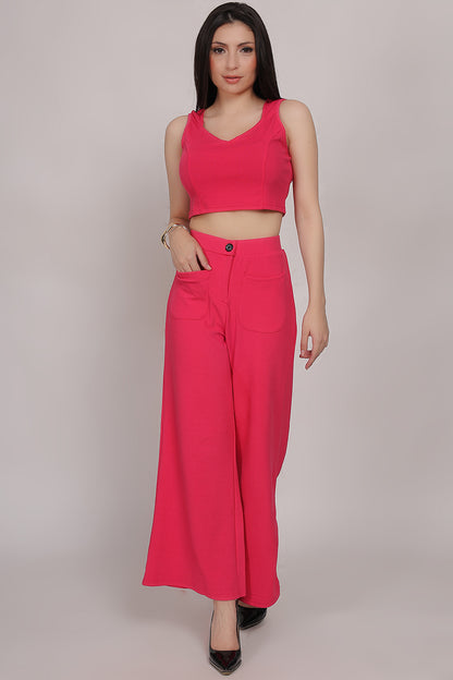 Valentino Cord Set - Pink - FuchsiaBless