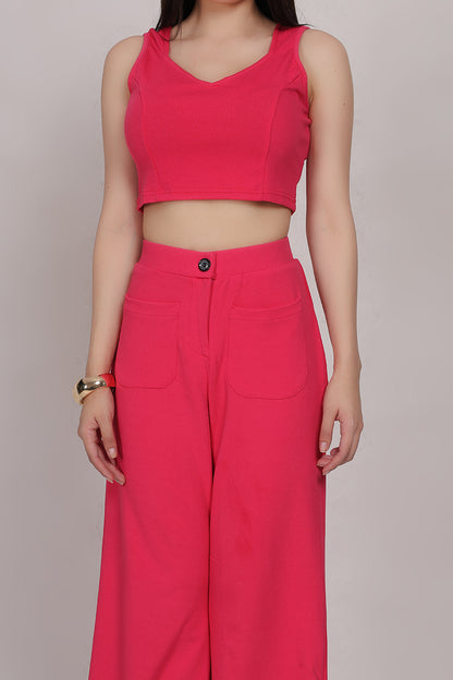 Valentino Cord Set - Pink - FuchsiaBless