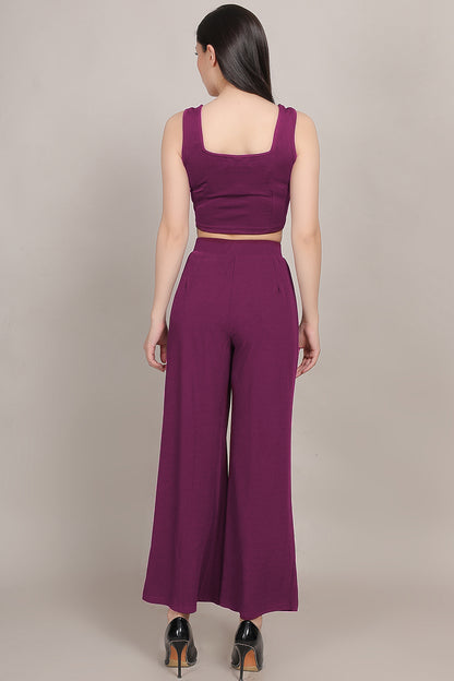 Valentino Cord Set - Purple - FuchsiaBless