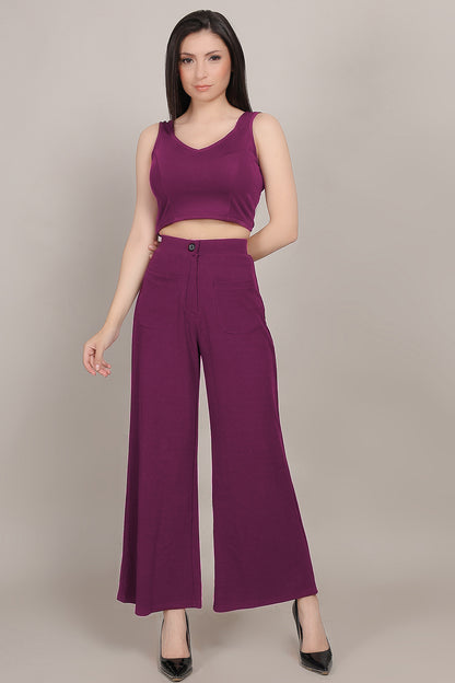 Valentino Cord Set - Purple - FuchsiaBless
