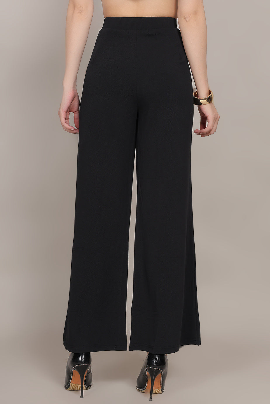 Valentino Pants - Black - FuchsiaBless