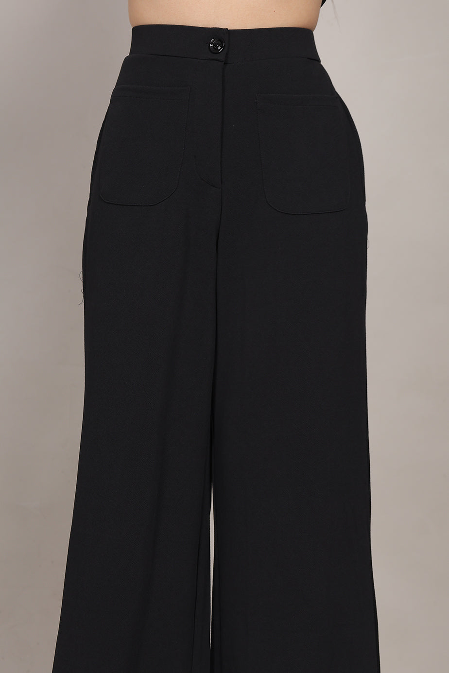 Valentino Pants - Black - FuchsiaBless