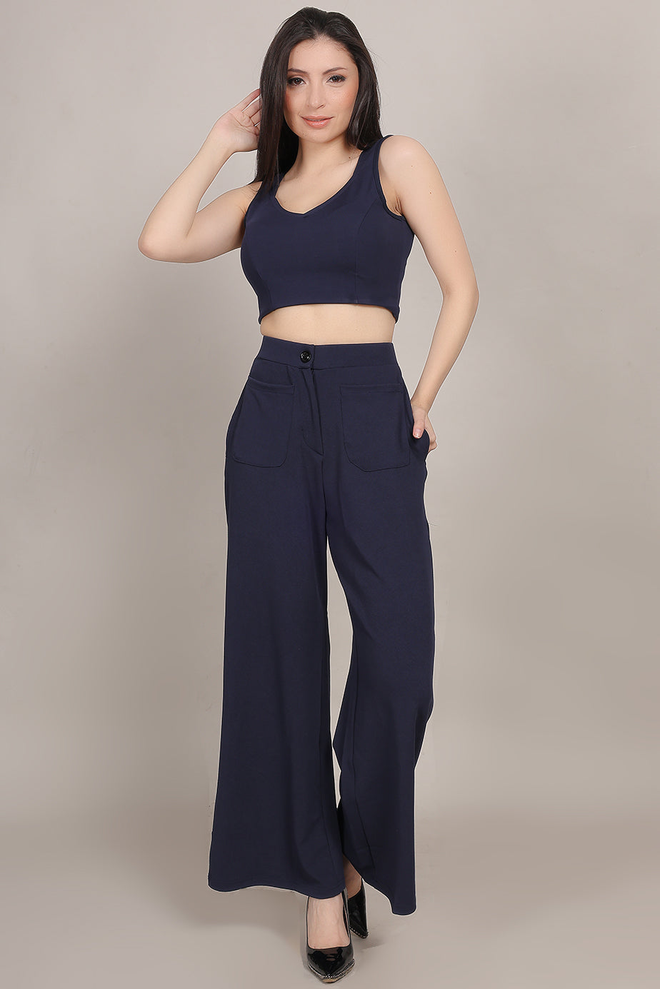Valentino Pants - Blue - FuchsiaBless