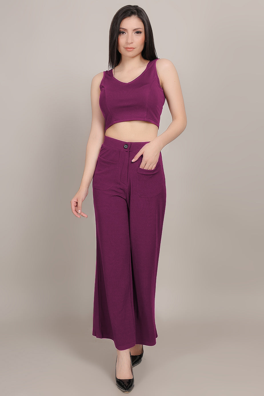 Valentino Pants - Purple - FuchsiaBless