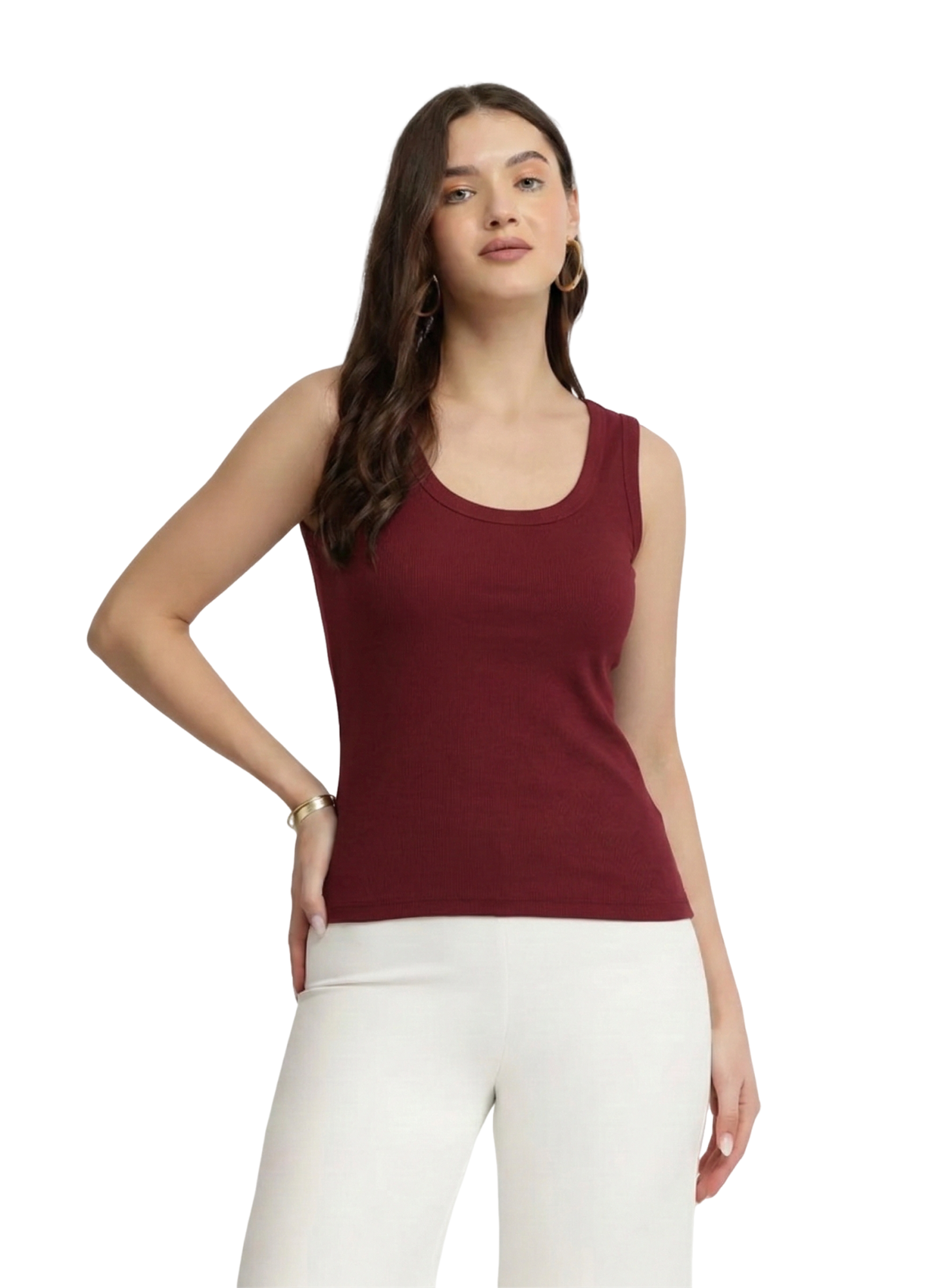 Tank Top - Maroon