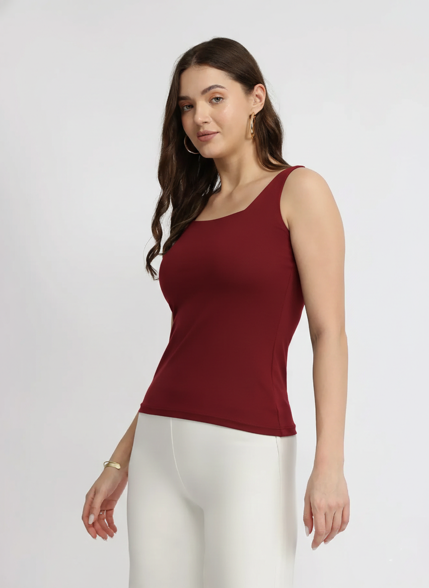Tank Top - Maroon