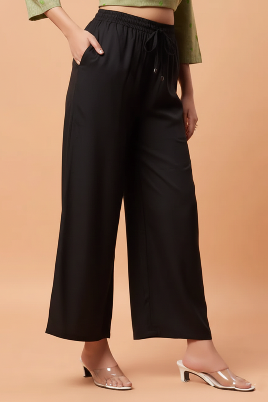 Palazzo Pants - Black