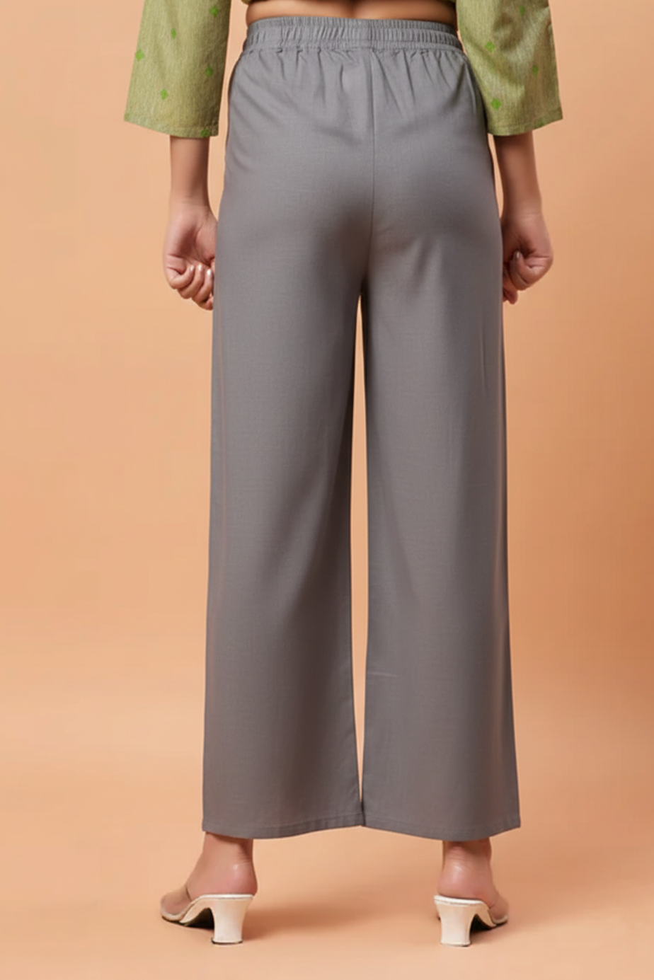 Palazzo Pants - Grey