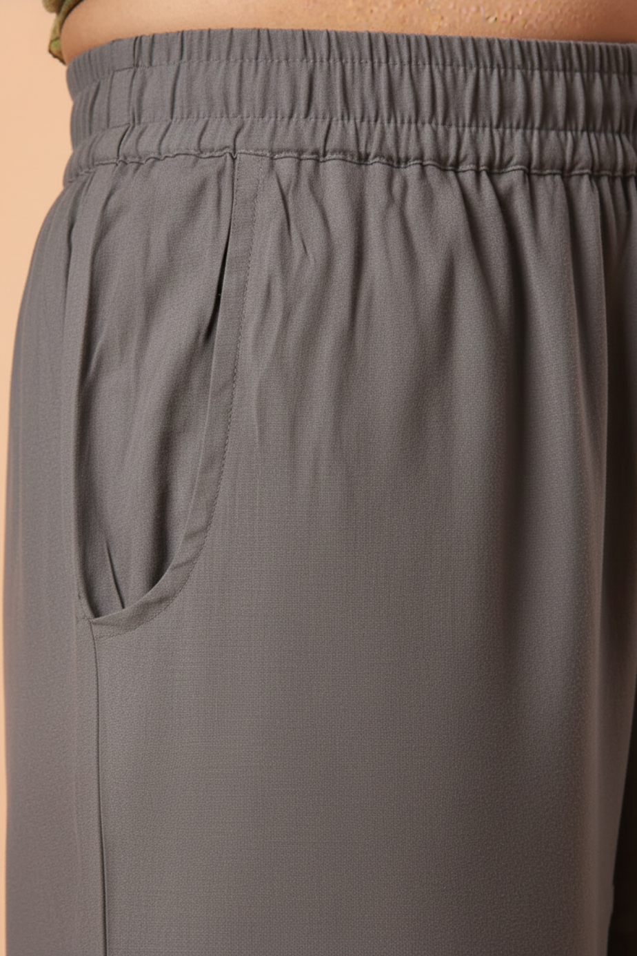 Palazzo Pants - Grey
