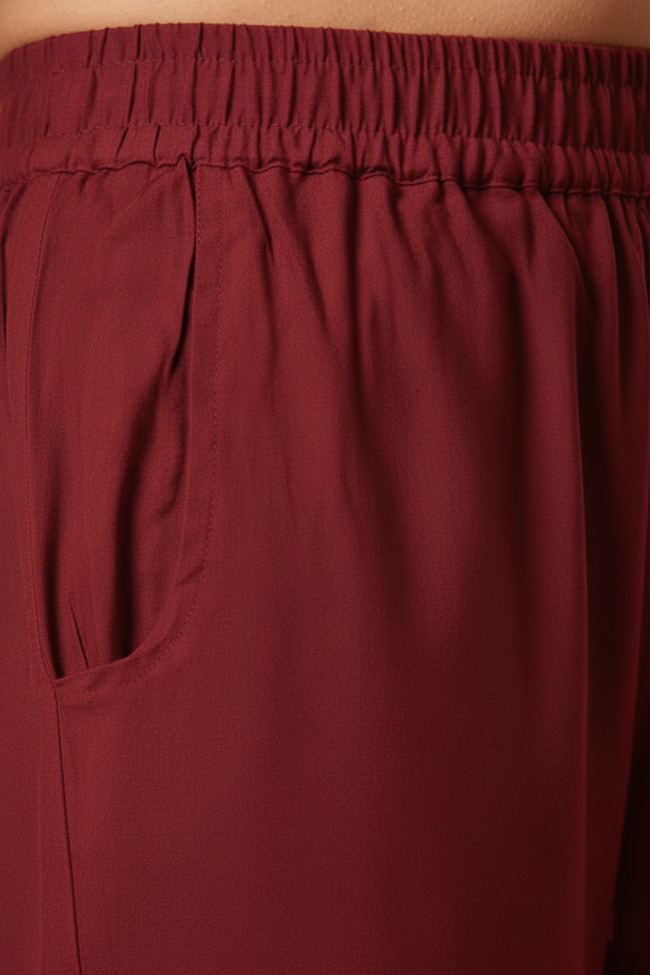 Palazzo Pants - Maroon