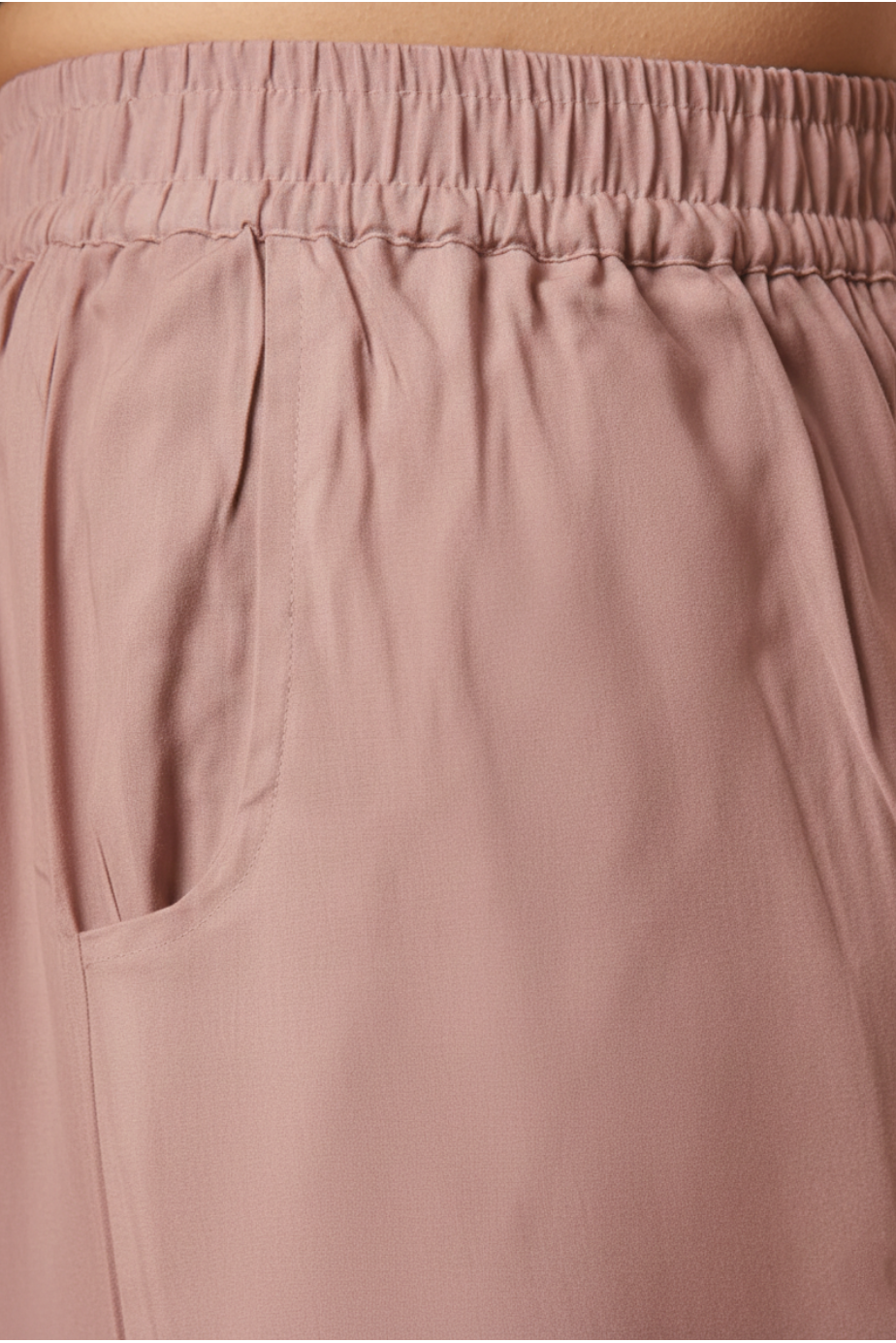 Palazzo Pants - Rose Taupe