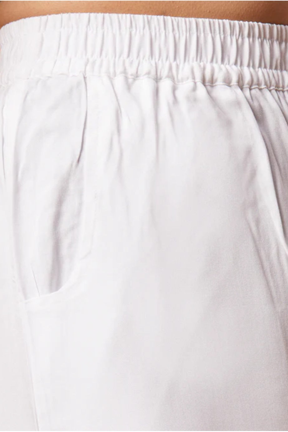 Palazzo Pants - White