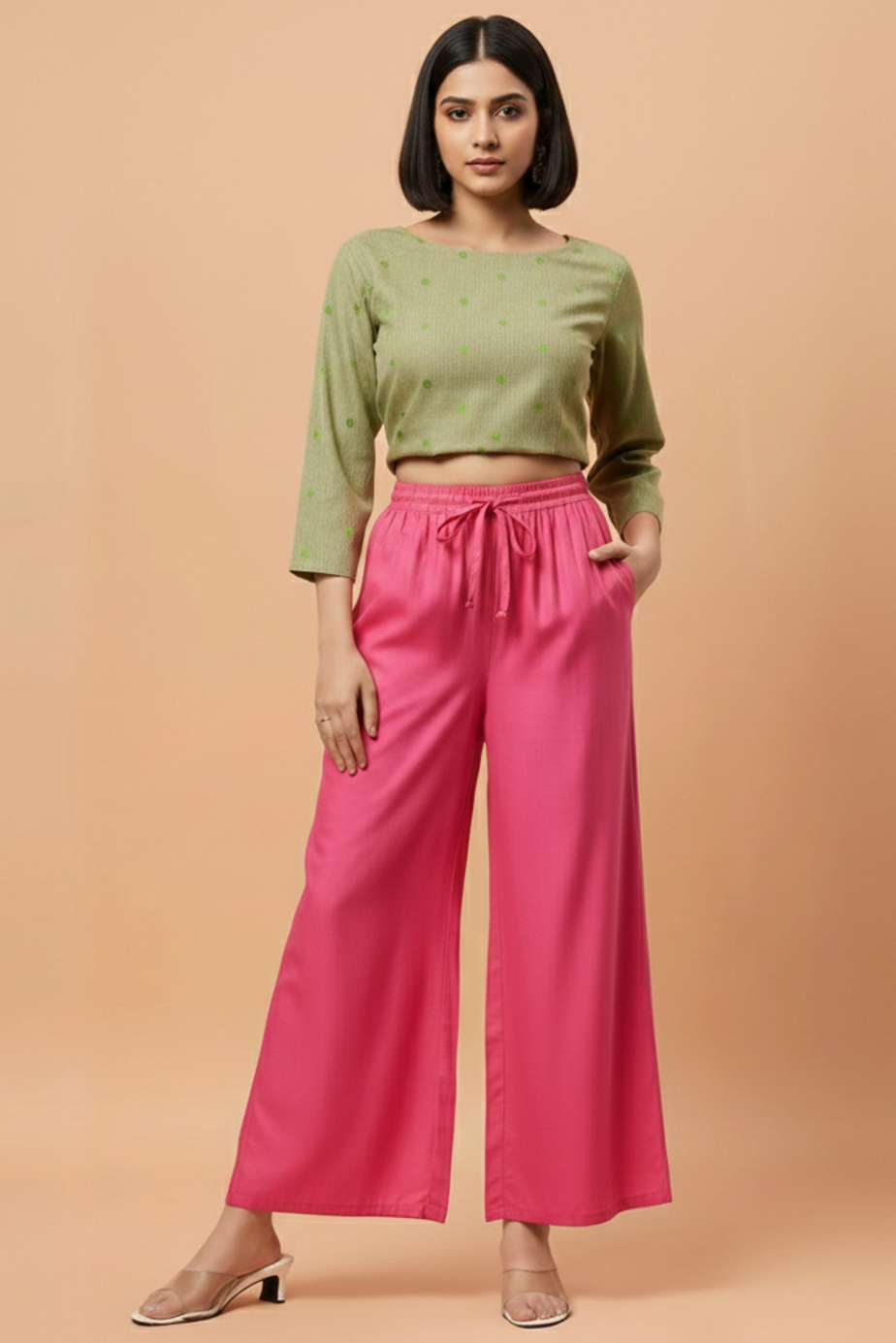 Palazzo Pants - Pink