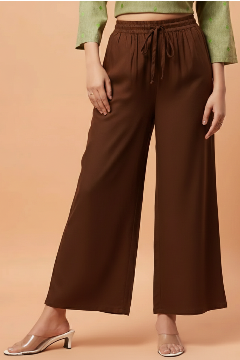 Palazzo Pants - Brown